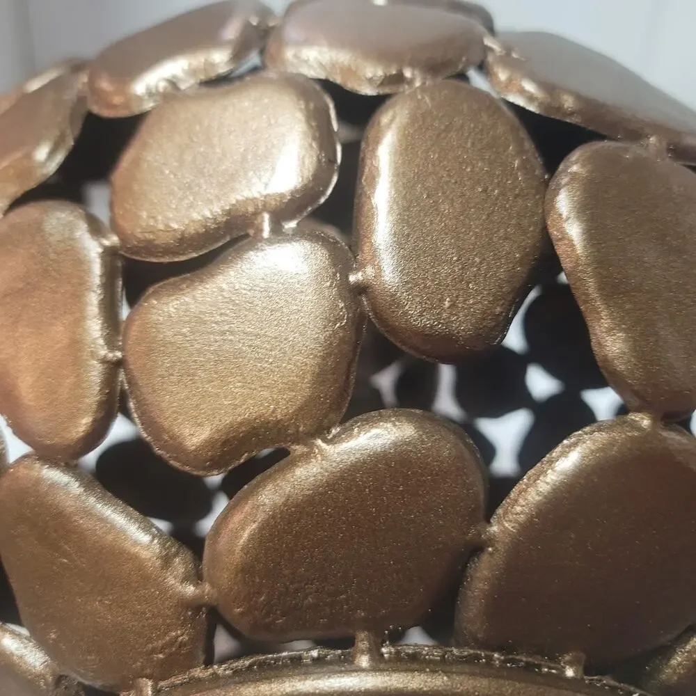 1970s Brutalist Contemporary Modern Large Scale Metal Sculptural Vase - Picture 7 of 7